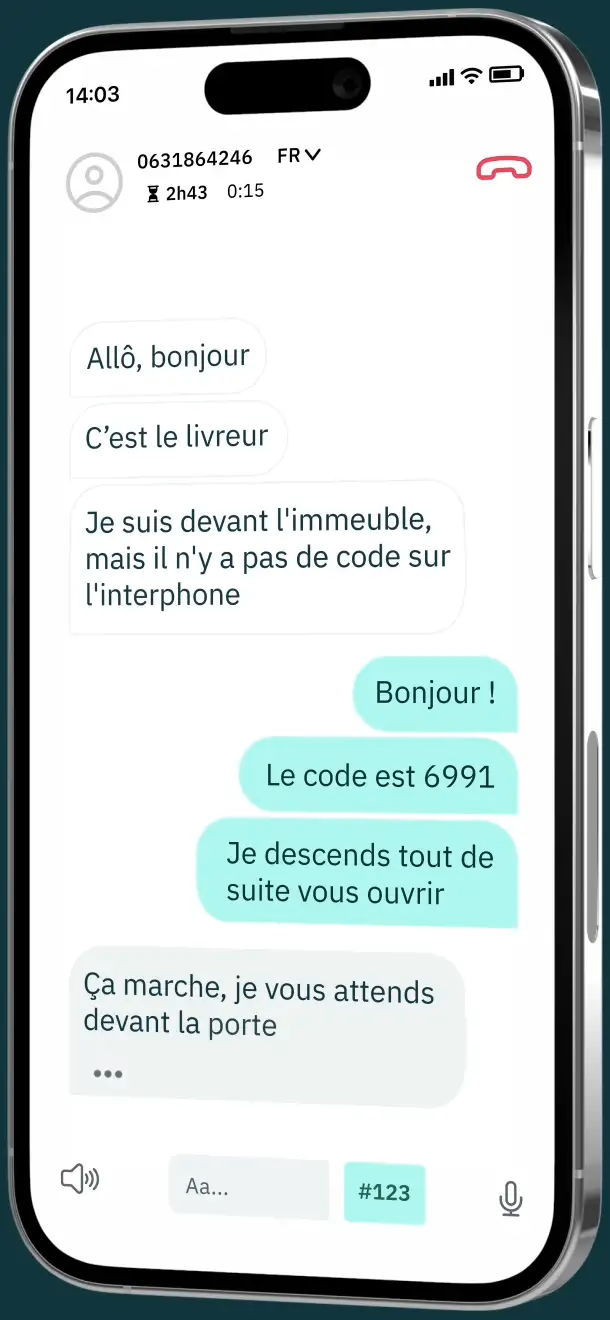 Animation téléphone Rogervoice